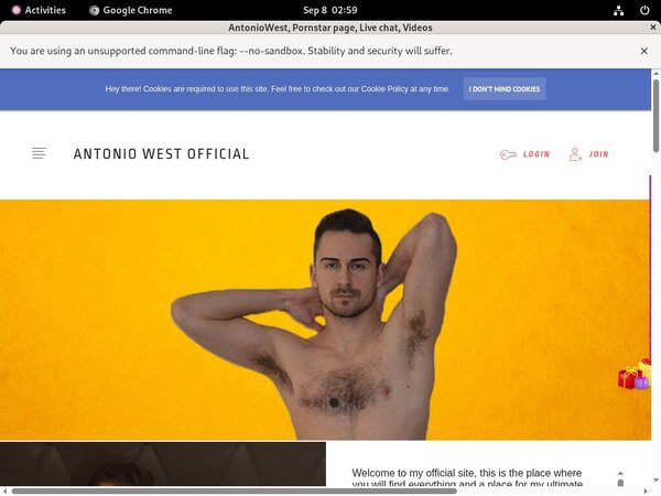 AntonioWest Hot Sex