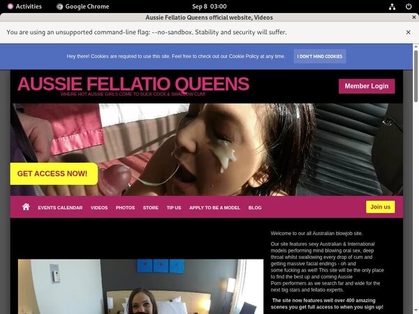 Aussie Fellatio Queens Vids