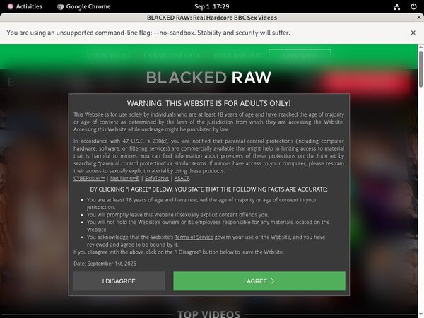 Blacked Raw Account Info