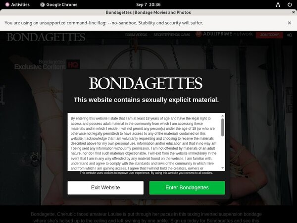 Bondagettes Member Password
