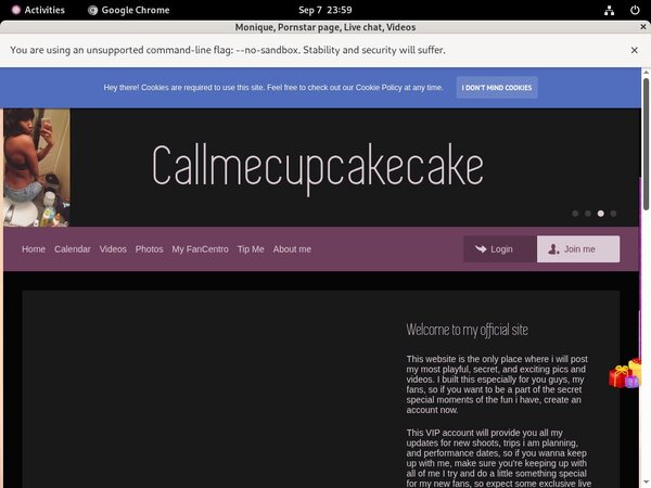Callmecupcakeyan.modelcentro.com Join With Phone