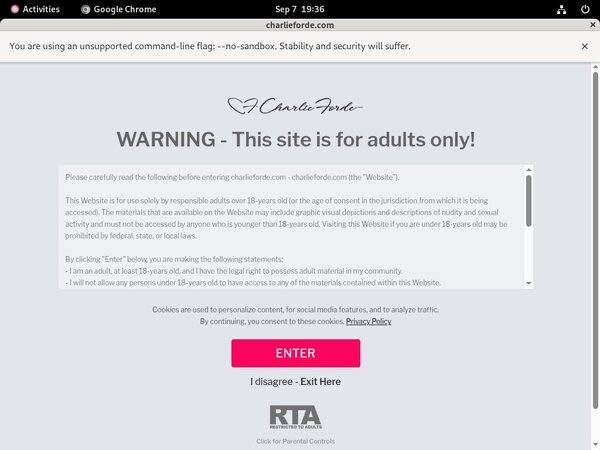 Charlie Forde Account Trial