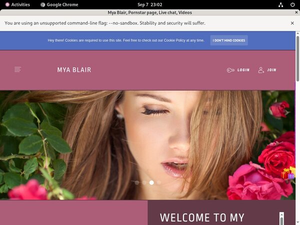 Create Mya Blair Account