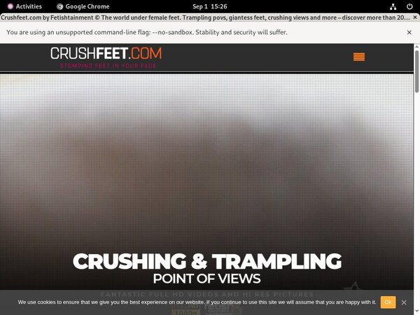 Crush Feet Wallpaper