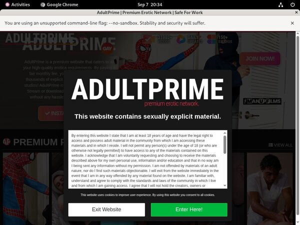 Discount Adult Prime Gay Membership