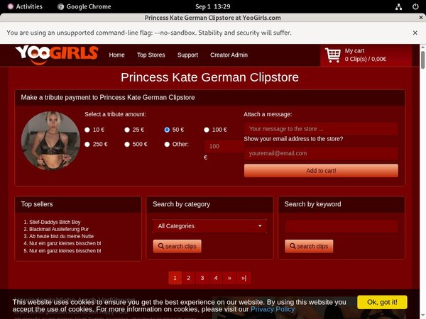 Discount Princess Kate German Sign Up