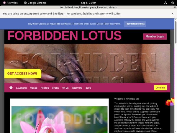 Forbiddenlotus Payment Page