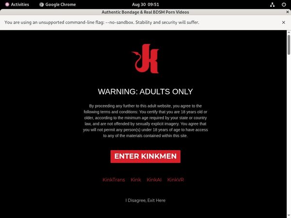 Free Accounts On Kink Men