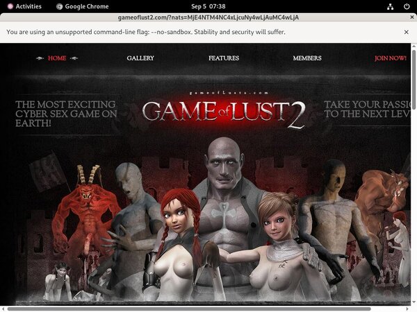Game Of Lust 2 Active Accounts