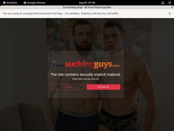 Get Toe Sucking Guys Discount Offer