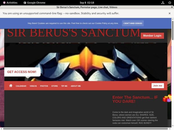 How To Get Into Sir Berus's Sanctum Free