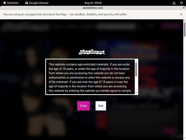 James Deen Account Passwords