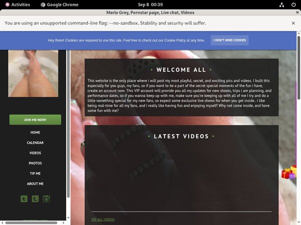 MarloGrey Active Password