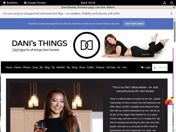 Membership To Dani Daniels
