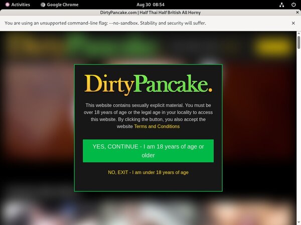 Pancakedirty Login Account