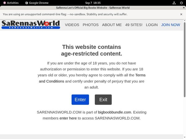 Sarennasworld.com Trial Videos