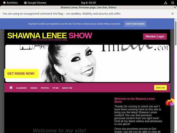 Shawnaleneeshow.modelcentro.com Recent