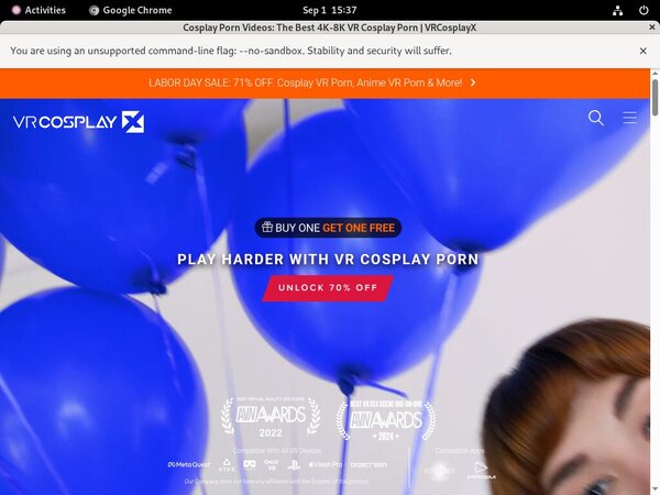 Sign Up VR Cosplay X Free