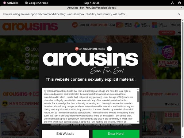 Trial Account Arousins