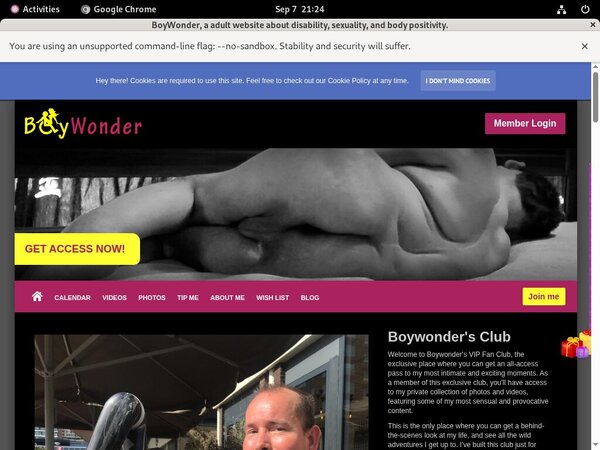Trial Membership BoyWonder