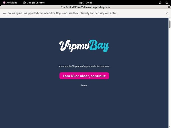 VR PVM Bay Signup Form