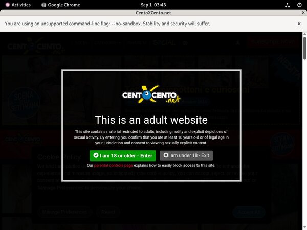 Video Cento X Cento Trans