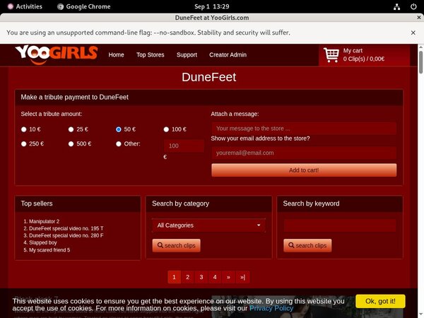 Yoogirls.com Website Password