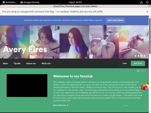 AveryFires Sign Up