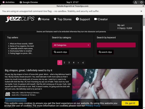 Fre Yezzclips.com Login And Password