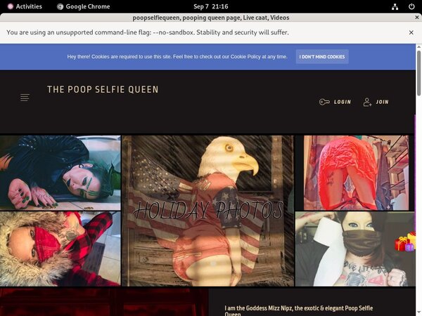 Free Logins ThePoopSelfieQueen