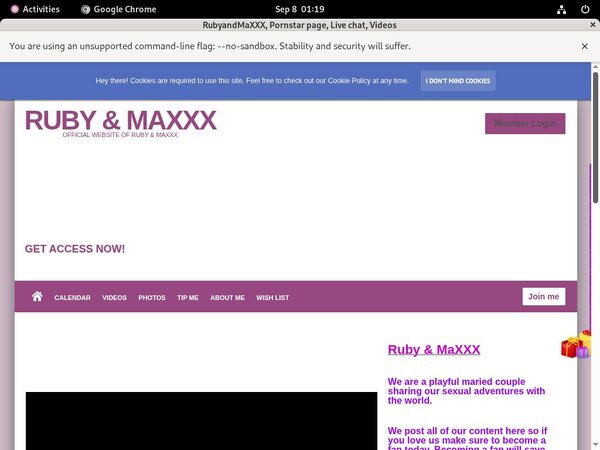 Free RubyandMaXXX Account