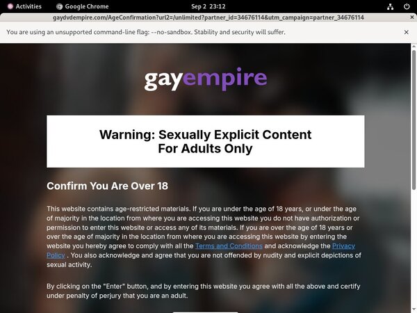 Gay Empire Unlimited Offer Paypal