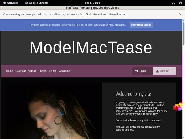 MacTease With Sliiing