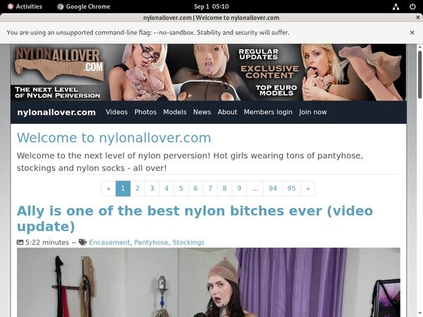 Nylon All Over Web