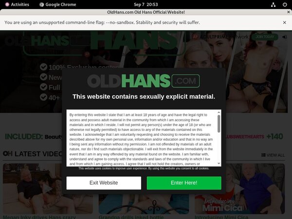 Oldhans.com Shop