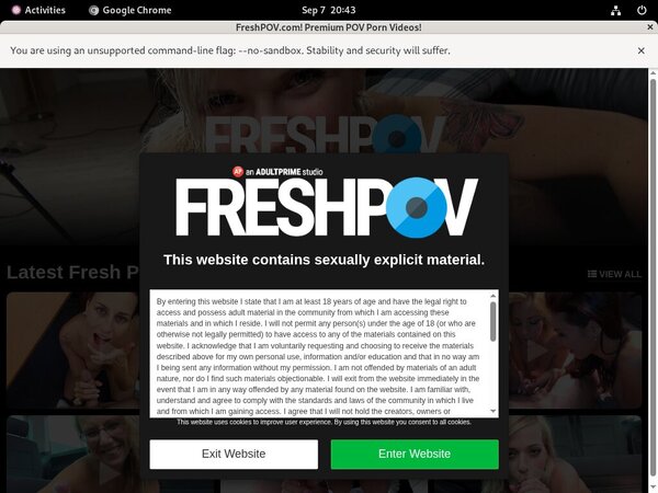 Password To Freshpov.com