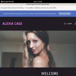 Free Alexia Cage Trial Discount